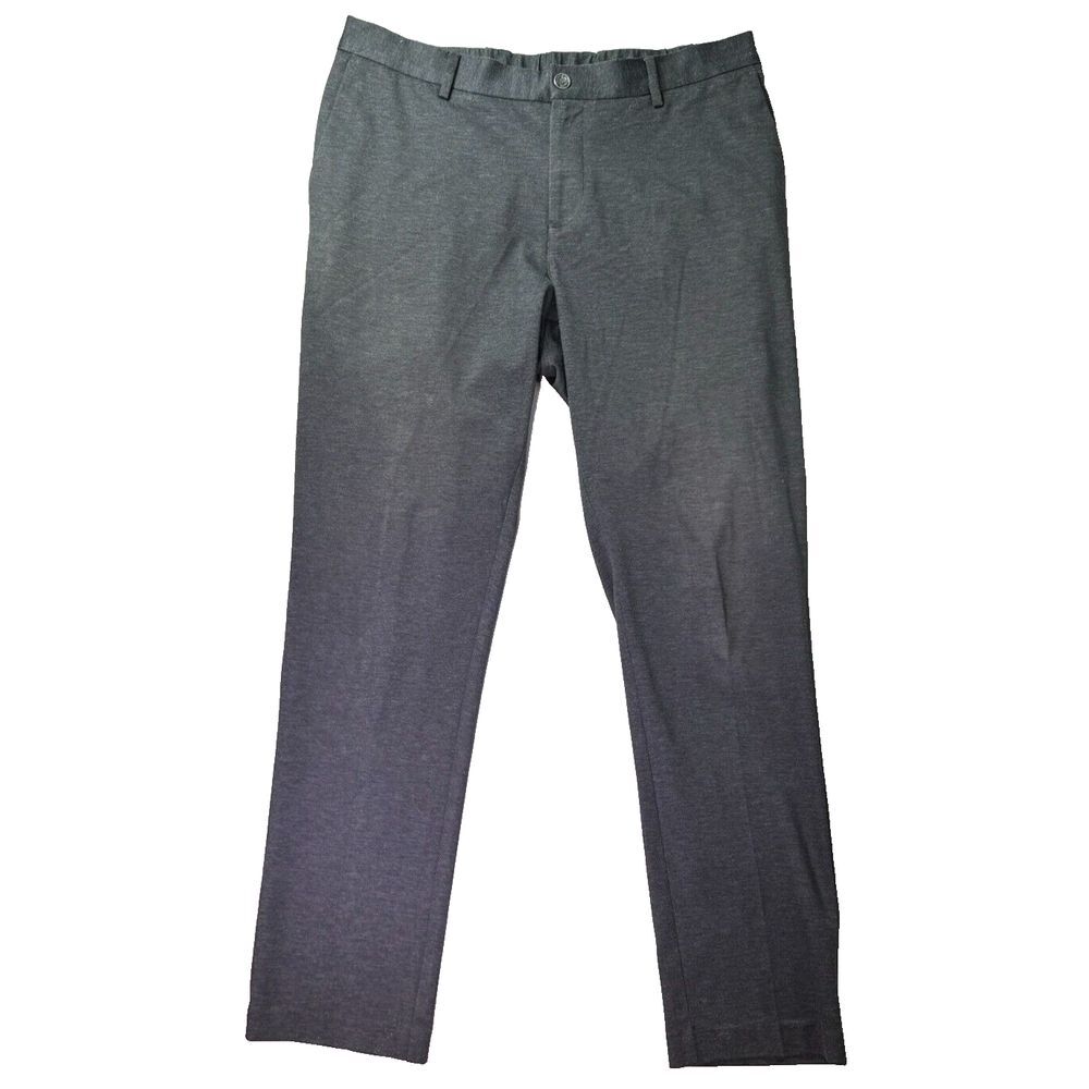 Joseph Abboud Chino Pants Mens 36x30 Gray Rayon Stretch Golf Outdoors Joe Pocket